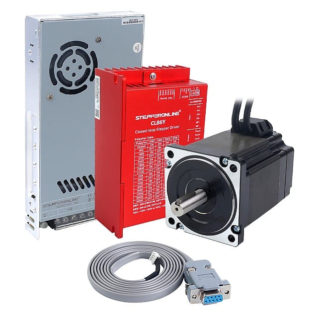 NEMA 34 Closed Loop Stepper Kit – 6.5Nm – With Driver, Power Supply & 1 ...