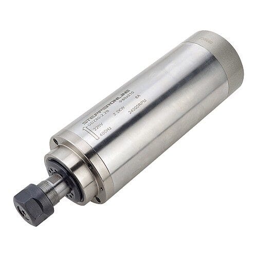 Spindle Motor 2.2KW Water Cooled 220V 24000RPM 400Hz ER20 Collet